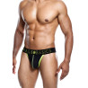 MALE BASICS String NEON MaleBasics Noir-Jaune